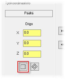 dynaamisen profiiliradan Parametrit.