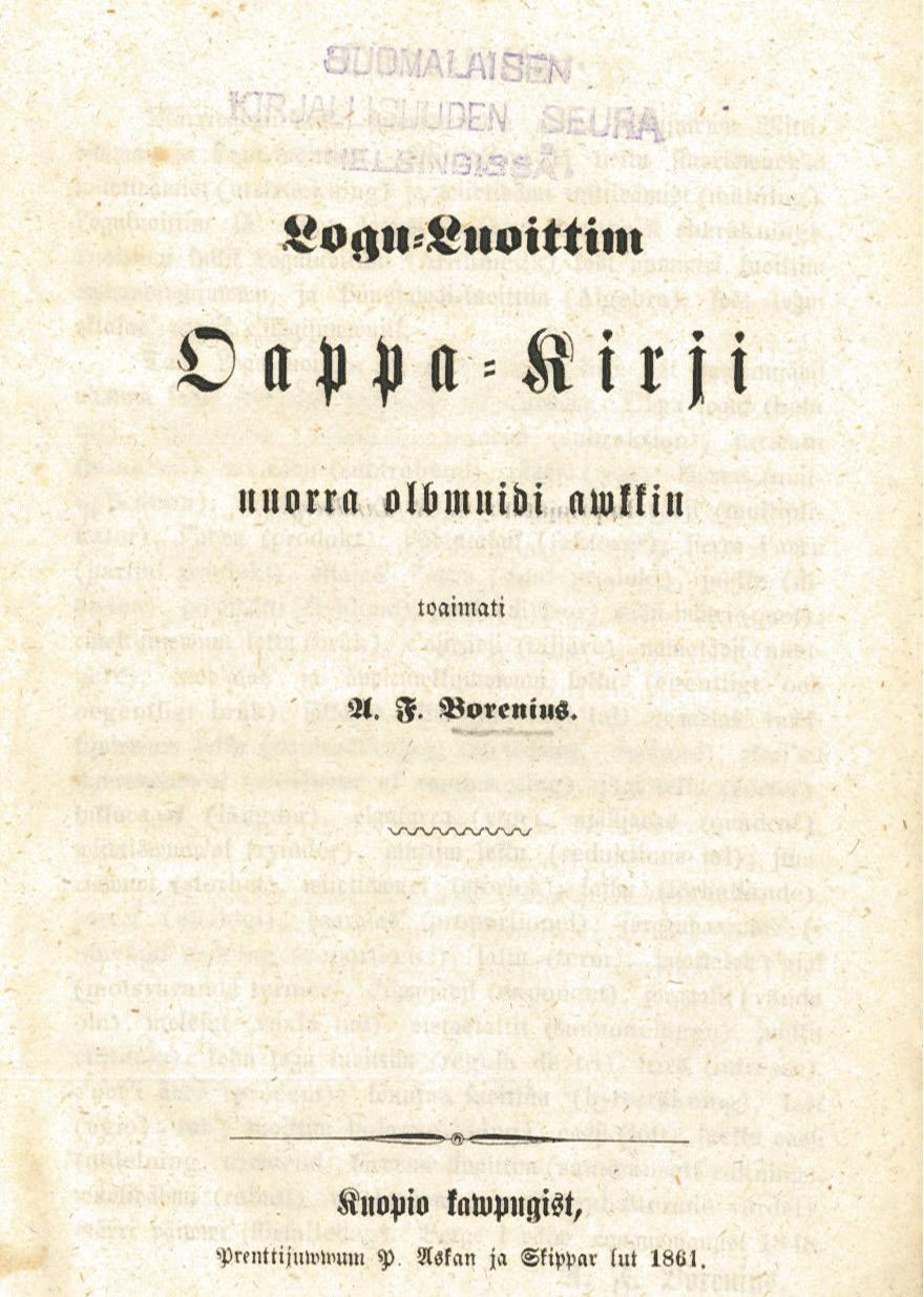 nolupaa eli imprimaturia. Vuonna 1809 Ruotsin itäiset alueet liitettiin Venäjään, jolloin niistä tuli Suomen autonominen suuriruhtinaskunta.