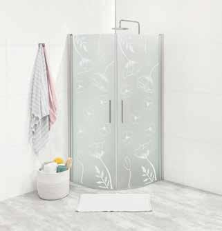 putkiston läpiviennille NORO FIX TREND R VALLMO KORKEUS: 1950 mm MITAT: 900 900 mm, 800 800 mm, 900 800 mm, 800 900 mm HINTA: 589 Korkea