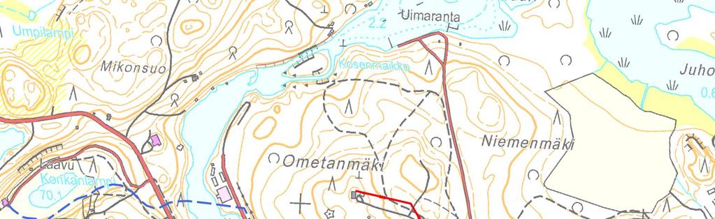 Suunnittelualueille johtavia pääkatuja ovat Simpeleentie (paikallistie nro 4051), Kenraalintie, Tehtaantie ja Pitkäjärventie.