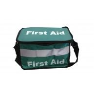 EA850 MedKit Första hjälpen -väska, grön, med innehåll (bl.a. idrott, basutrustning sta hjälpen) En omfattande sta hjälpen -väska, som är lämplig bl.