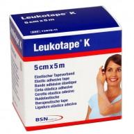 Latexfri. Leukotape K är vattentät och mycket hållbar: Möjliggör duschande och sportande.