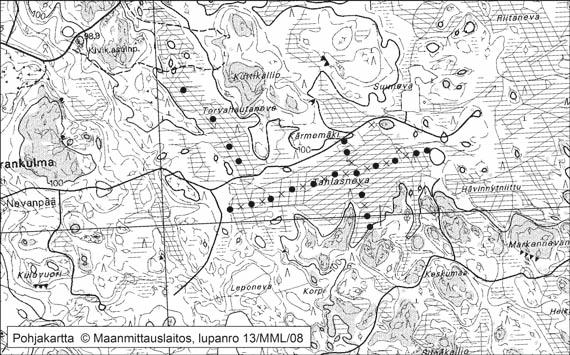 Tapio Toivonen ja Onerva Valo 3. Tahlasneva Tahlasneva (kl. 2122 02, x = 6845,2, y = 2425,9) sijaitsee noin 18 km Kankaanpään keskustasta kaakkoon.