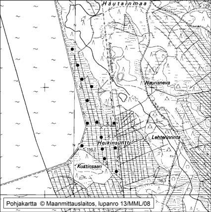 Tapio Toivonen ja Onerva Valo 29. Heikinsuntti Heikinsuntti (kl. 1233 11, x = 6875,5, y = 1573,6) sijaitsee noin 23 km Kankaanpään keskustasta pohjoiseen.