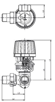 flats S 1 S 2 RA-DV 20 F, kulma 013G7715 20 Rp 3/4 R 3/4 - - 30 63 26 66 117 32 37 RA-DV 20 F, suora 013G7716