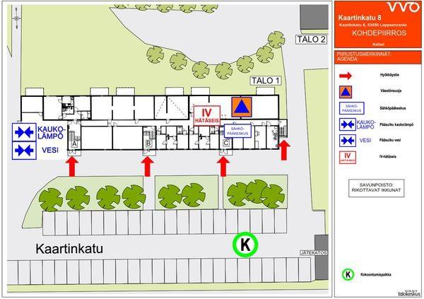 Sivu 18 / 28 3.9. Sähkö ja vesi Tilat, joissa sulut ja keskukset sijaitsevat, on merkittävä opasteilla.