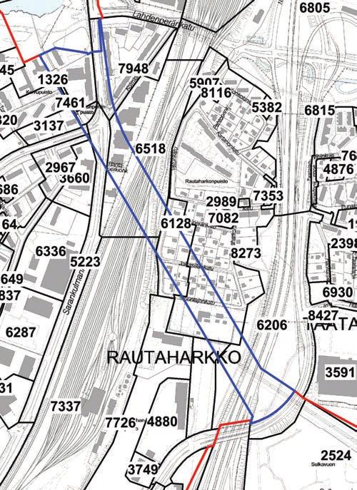 Maanalainen asemakaava nro 8612 (Sulkavuori - Vihilahti): Suunnittelualueella ei ole voimassa maanalaisia asemakaavoja.