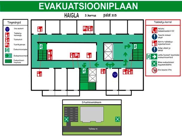 Ülesanne 2 Analüüsi näidisasutuse (haigla) võimalikke riskitegureid ja situatsioone evakuatsiooni korral.