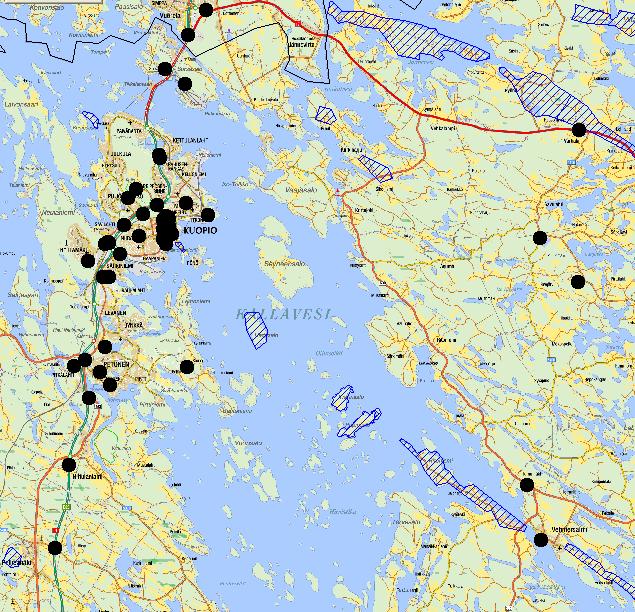 Tausta-aineistot pelastuslaitosten riskinarvion pohjalta määritellyt riskialueet pohjavesialueet kuntien väkiluvut