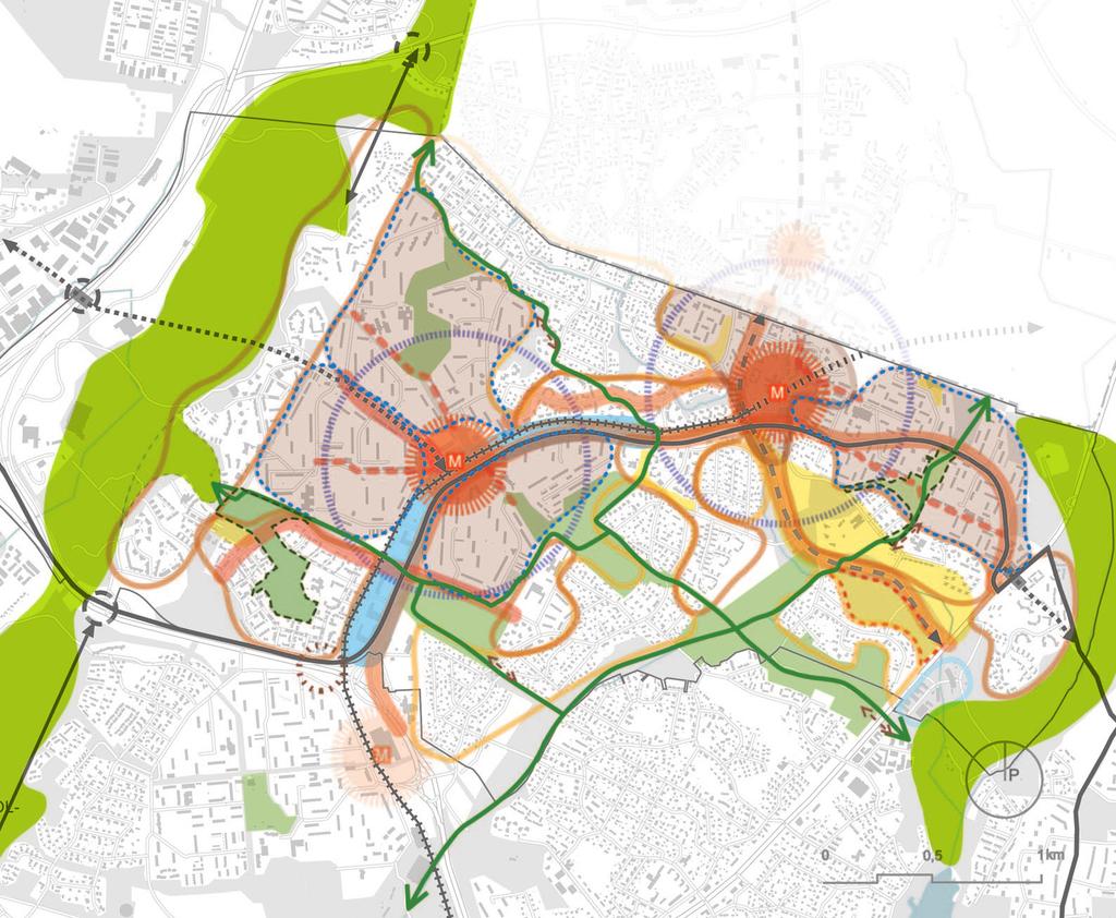 KIVIKKO - JKOMÄKI PORVOONVÄYLÄ HKUNILN Maratontunneli MLMILLE LHDENVÄYLÄ "RIDEJOKERI 2" - VIHTOEHTOINEN YHTEYS LMPI- ISÄNNÄNPOLKU - LMPIPOLKU JOKERI 3 KORV- TUNTURINPOLKU VNTN LÄNSIMÄKI, Westerkullan