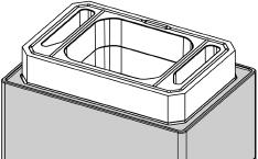 If the fireplace is supplied with additional top extension (+1), this assembly is described in G A and B. Attention!