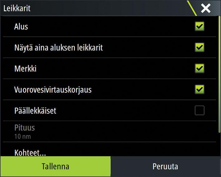 Etäisyysrenkaat Etäisyysrenkaiden avulla on mahdollista hahmottaa etäisyydet aluksen ja muiden karttakohteiden välillä helpommin.