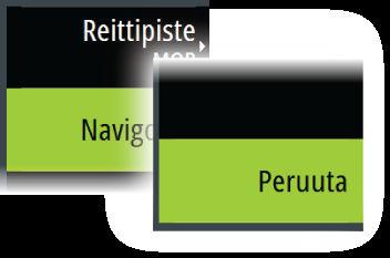 Lisätietoja reittipisteiden sijoittamisesta ja reittien luomisesta on kohdassa "Reittipisteet, reitit ja jäljet" sivulla 39.