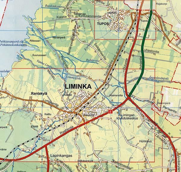 8.2 Limingan Lapinkangas työmatkat kuljetaan omalla autolla koululaiset kulkevat koululaisvuoroilla Rantakylän kouluun (ala-aste) tai Hannu Krankan kouluun (yläaste) keskustaan vanhemmat