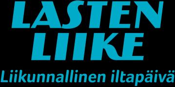 01 TEKSTILOGO Lasten Liikkeen virallinen logo on sininen (Väriarvot c100m40y0k0 ja PMS 3005).