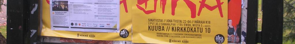 Inventoinnin aikana eräs ravintola mainosti näkyvästi Sikatiistai -nimistä