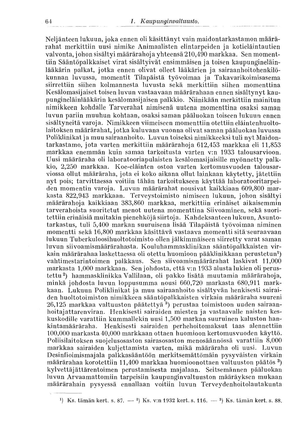 68 I. Kaupunginvaltuusto.