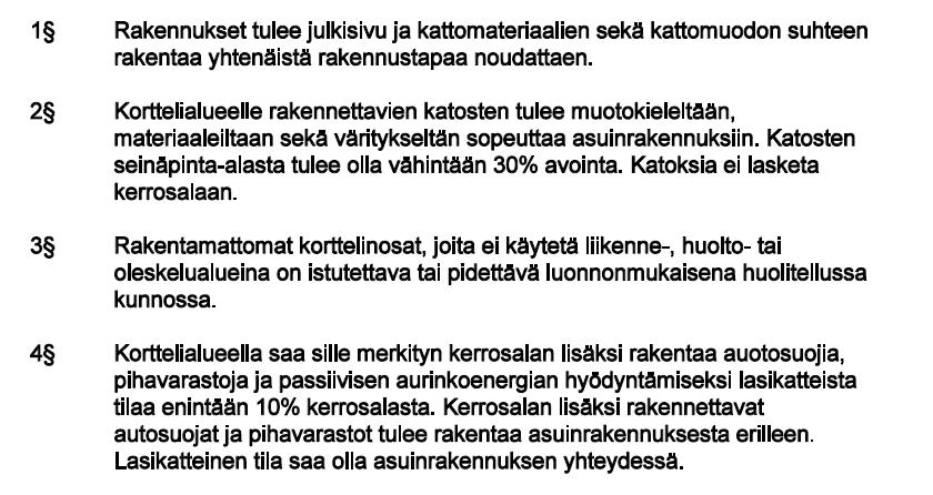 Asemakaava suunnittelualueella Alue kuuluu