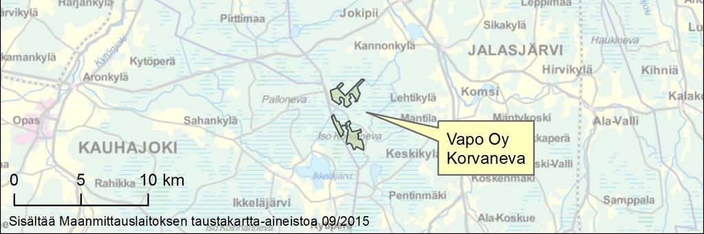 Alueen valmistelu turvetuotantoon on tarkoitus toteuttaa kaksivaiheisesti siten, että eteläiset ja pohjoiset alueen valmistellaan vaiheittain.