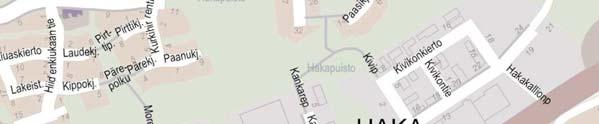 1 SUUNNITTELUALUE / SIJAINTI Suunnittelualue sijaitsee Hangonväylän eteläpuolella n.