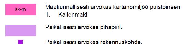 Tiedot valtakunnallisesti arvokkaista kohteista perustuvat Museoviraston laatimaan inventointiin, jonka valtioneuvosto on vahvistanut vuonna 2009.