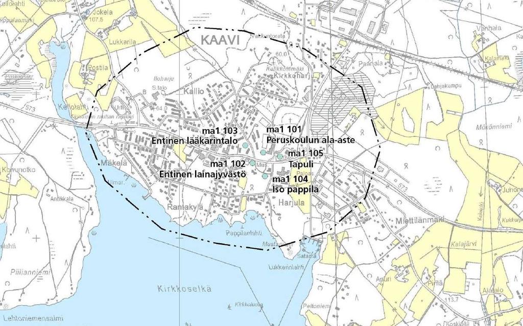 ulkoilureitistä, vesijohto- ja viemäriverkostoista.
