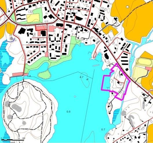 Asemakaavan suunnittelualueeseen on otettu mukaan myös Markkinarannan itäpuolisia Kokkolan (RN:o 1:143), Koivikon (RN:o 1:59), Jokion (RN:o 1:396), Kokkolanrannan (RN:o 1:412), Leiri-Kokkolan (RN:o