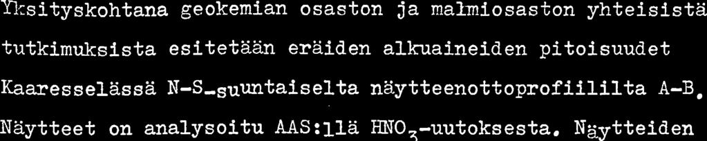 analysoitu AAS:lla HNO -uutoksesta.