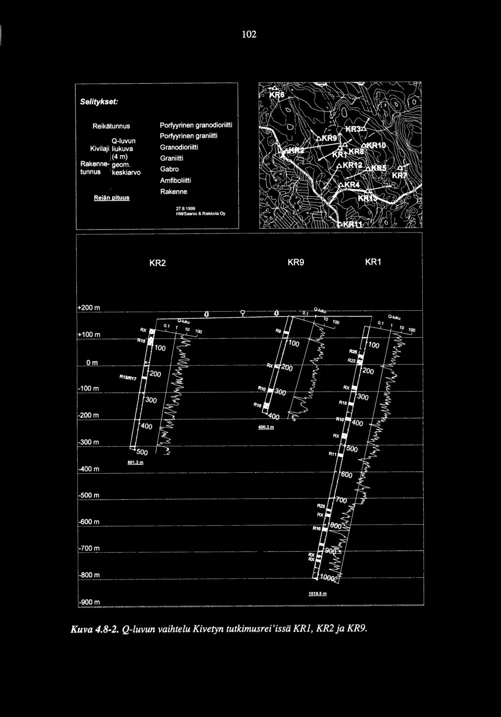 999 HM/Saanio & Riekkola Oy KR2 KR9 KR -00 m -200 m! -300 m.j.. J------fS.-= -- 50.
