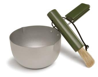 Marinadisetti, vihreä Kulho non-stick pinnoitettua terästä,