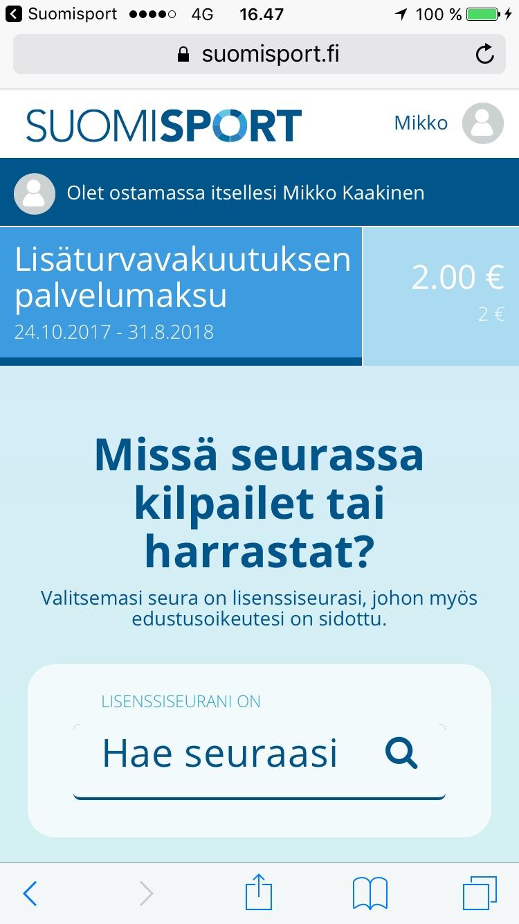 Harrastajan