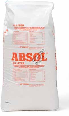 Paino: 10 kg Absol tunna (kärry) 120 litraa Absol sopii hyvin säilytettäväksi kätevässä, pyörällisessä astiassa, jonka vetoisuus on 120 l.