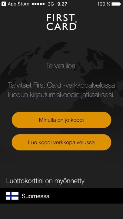 Mobiili (oletusarvona on Kortit!