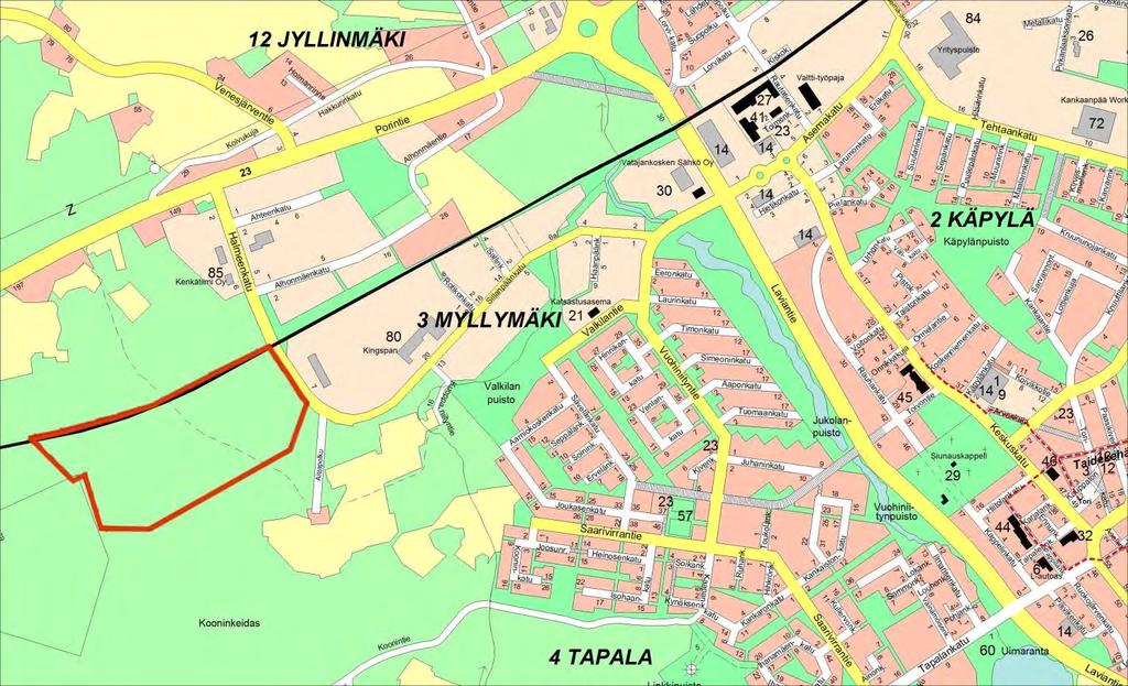 OSALLISTUMIS- JA ARVIOINTISUUNNITELMA (MRL 63 ) Ak 5190 KANKAANPÄÄN KAUPUNKI 22.11.2016 ASEMAKAAVA Halmeen teollisuusalueen laajennuksen eteläosa Kankaanpään kaupungin 4.