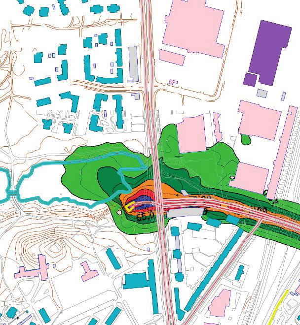 päiväohjearvoa (klo 7-22) 55 db eikä yöohjearvoa (klo 22-7) 50 db.