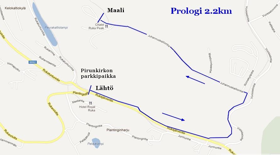 5. Osakilpailu 1, mäkiprologi lauantai 26.5.2012 klo 10.