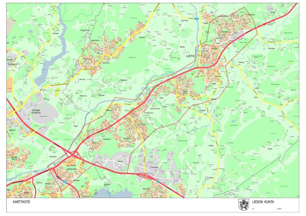 Kehittämistarveselvitys toteutettiin sähköisen kyselyn (kysymyksiä ja karttapalaute) ja haastattelujen avulla. Kysely oli avoinna 21.2.2017 