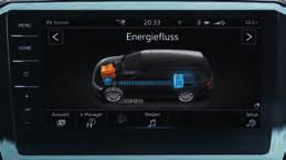 L 02 03 Volkswagenin Car-Net-sovellus mahdollistaa älypuhelimen kautta pääsyn moniin käteviin auton toimintoihin. Voit aktivoida GTE:n sähköisen lisälämmityksen helposti jo ennen matkan alkamista.