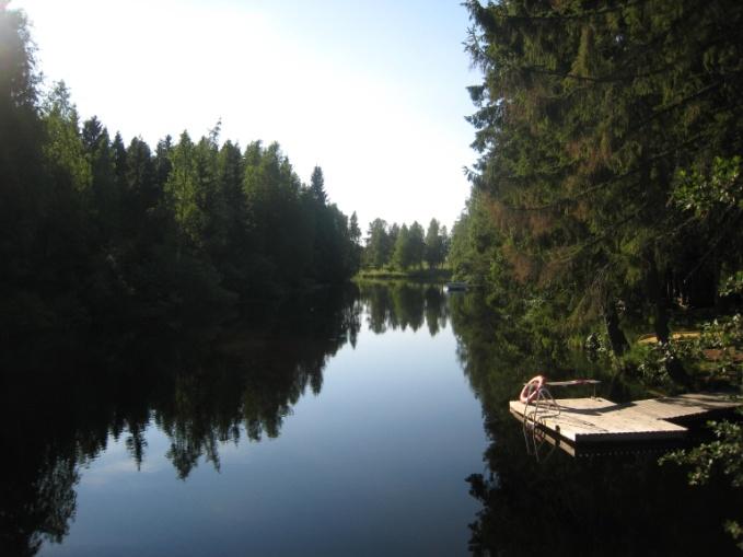 Kuva A. Näkymä Isosaaren lähettyviltä. Kuva B.