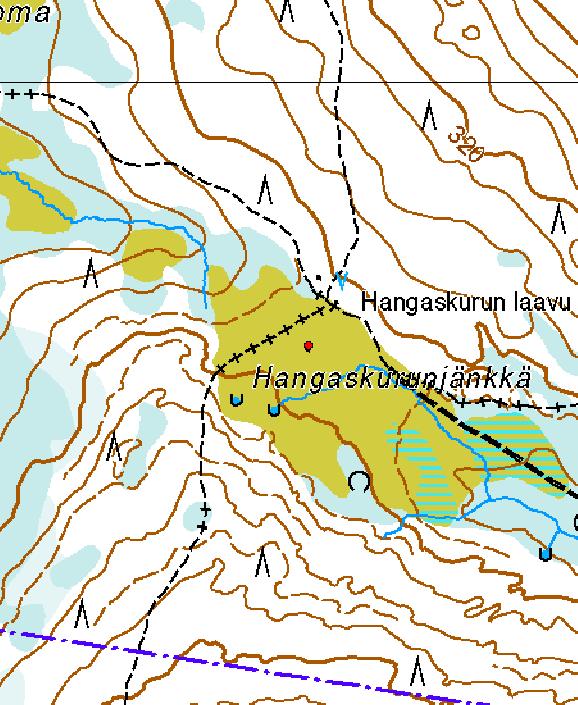 Kartta 46. Hangaskuru 1.