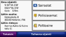 Työkalut-valikon käyttäminen Työkalut-valikon käyttäminen Työkalut-valikossa on monia toimintoja ominaisuuksia, joista on hyötyä niin lyhyillä kuin pitkilläkin matkoilla.