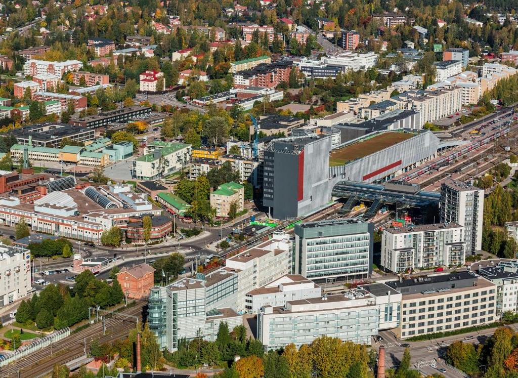 3. Sijainti Senaatti-kiinteistöt, Vernissakatu 4 7 Kiinteistö sijaitsee Vantaan kaupungissa Jokiniemen kaupunginosassa. Kohteen lähiympäristössä sijaitsevat mm.