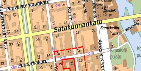 TÄYDENNYSRAKENTAMISTA VARTEN. KAAVA NRO 8418. Kaava-alue lähivaikutusalueineen Ilmakuva kaava-alueesta v.
