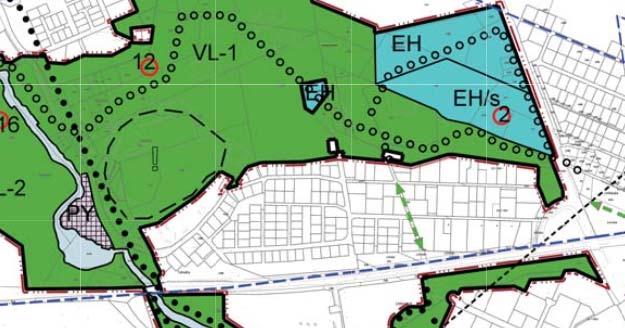 9 Parkkiaron osayleiskaavaluonnos Kaikulan asuinalue jää kansallisen kaupunkipuistoalueen ulkopuolelle.