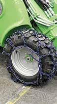 EasyUse 5,7 mm (alle 120 hv traktorit) sekä 7 mm (yli 120 hv traktorit) kevytketjut tiekäyttöön. Helppo asentaa ja irrottaa myös yksin.