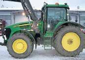 Varustelukko kuormaajassa 32 200 John Deere 6610 Se -01 3970h. Tosi siisti hyvillä renkailla oleva jontikka 27 500 John Deere 6410-02 7300h. Ilmastointi. 64 500 John Deere 6830-11 6490h.