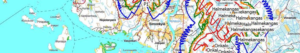 Maastokartta 100k, Print scale 1:120 000, Map center Finish