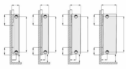 PANEELIRADIAATTORIT PURMO PLAN COMPACT ASENNUSMITAT PURMO MONCLAC -JOUSIKANNAKE FC 11 FC 21 FC 22 FC 33 92 97 129 179 29 25 25 25 105 105 105 105 C/C C/C C/C C/C 66 66 66 66 58 Min. 50 mm 60 Min.