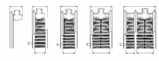 PANEELIRADIAATTORIT PURMO PLAN VENTIL COMPACT RADIAATTORITYYPIT FCV 11 FCV 21 FCV 22 FCV 33 62 72 104 154 8 8 8 8 41 46 78 40 78