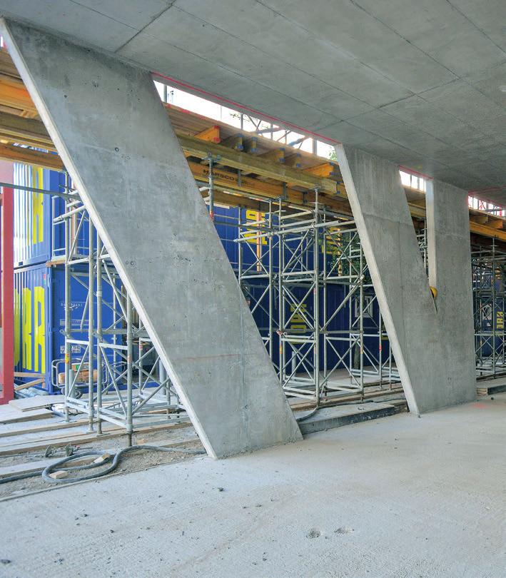 8 Rakennus on paikalla valettu ja rakennettu. Cemex Deutschland AG toimitti kohteen betonit.